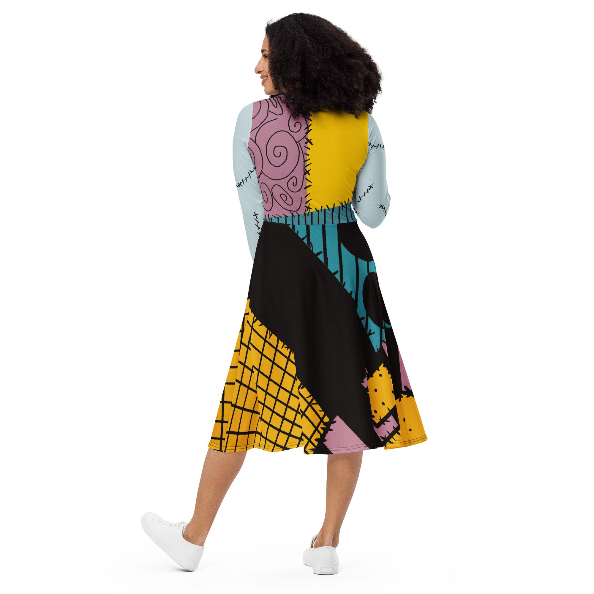 the nightmare before christmas sally patchwork jagged dress Sally Nightmare Before Christmas Dress In Women's Dresses for sale