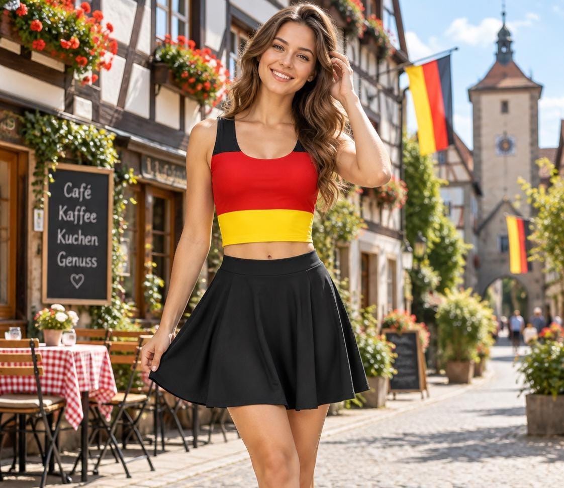 Germany Crop Top - Etsy
