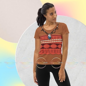 Moana Disneybound Athletic T-Shirt: MaxDri Island Princess Racer Top