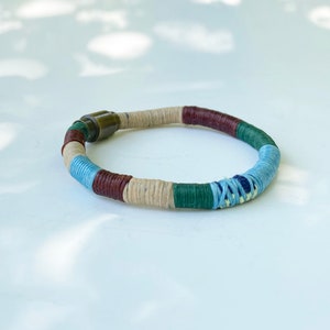 Boho Surfer Pulsera Mujeres y Niñas, Hecho a mano, Conjunto de pulseras Regalo de Cumpleaños, Accesorios de playa impermeables, Pulsera para mujer para hombres, Multi Color,