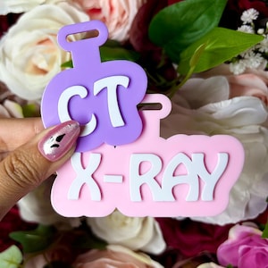 X-ray or CT - Acrylic Badge Topper