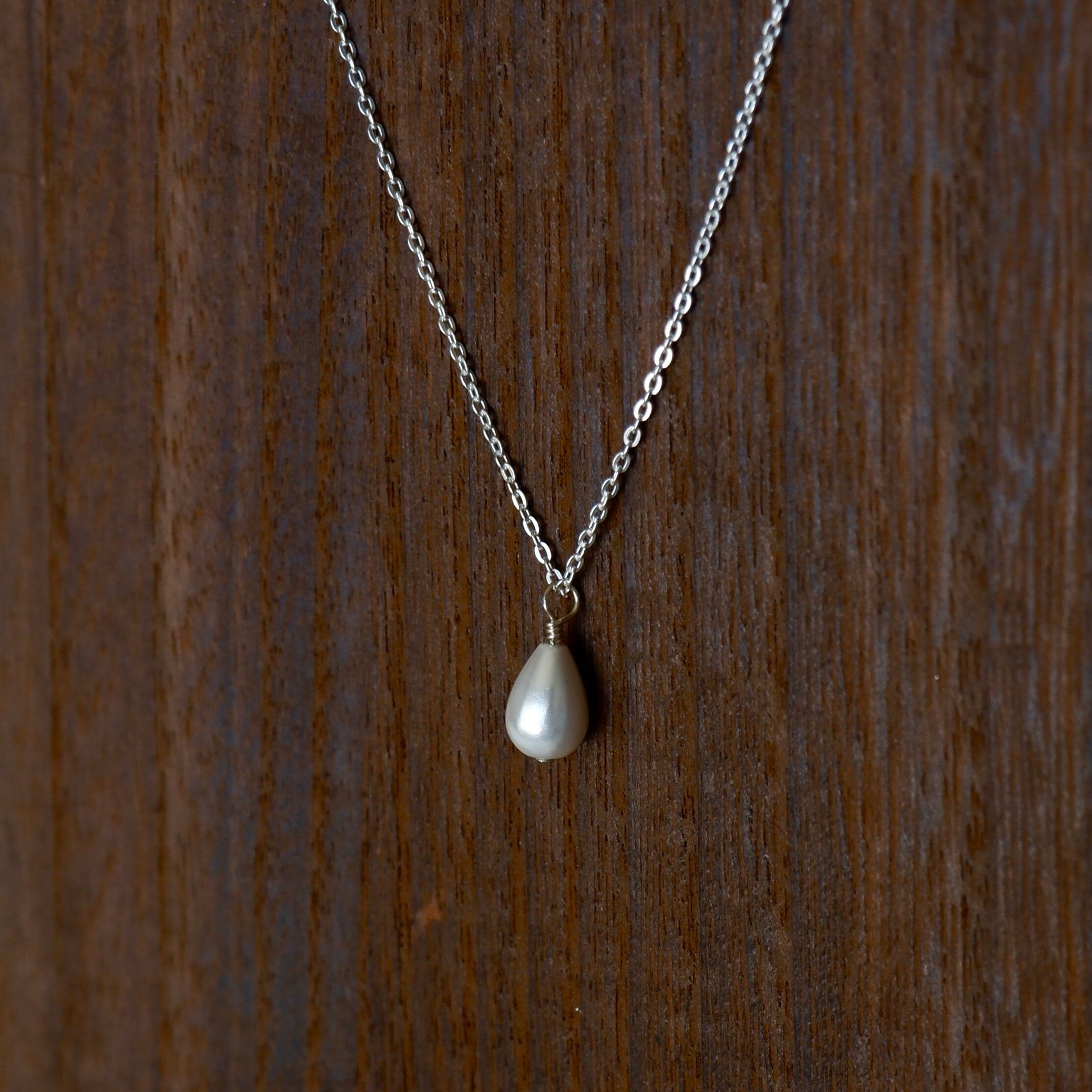 Collana Girocollo Con Perla Singola, Placcata Oro 14K, Impermeabile E Delicata - Regalo Per Donna, Con Estensione