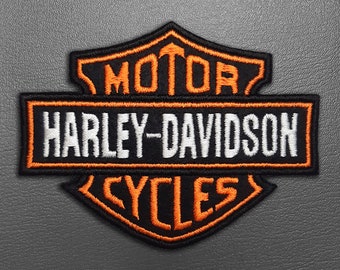 LIVE TO RIDE Harley Davidson Embroidered Iron/Sew-On Extra Large Patch 13"x 4.5"