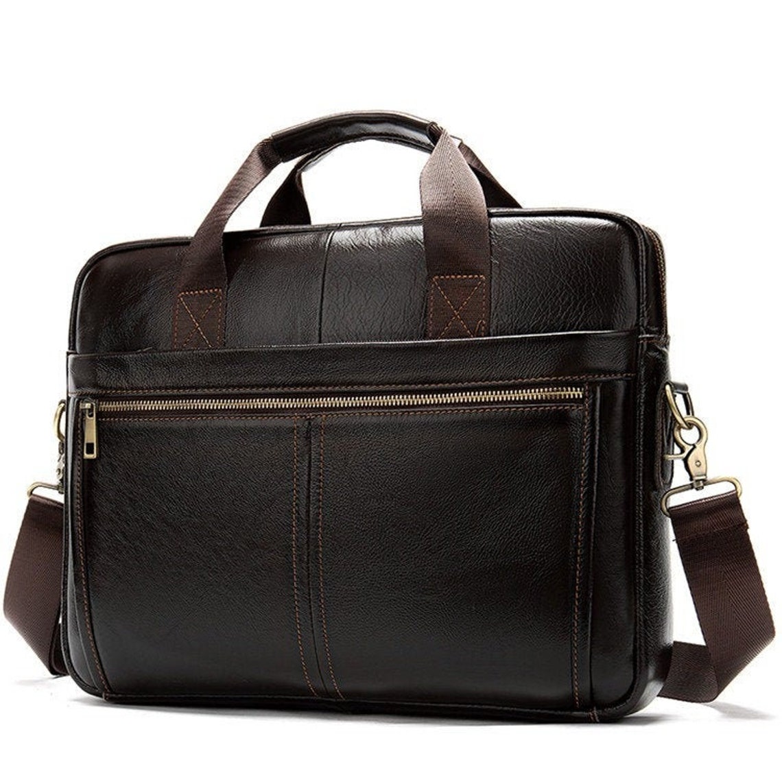 Leather Briefcase men Briefcase men leather Briefcase | Etsy