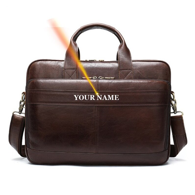 Leather Briefcase Men Mens Leather Satchel Briefcase Men Etsy