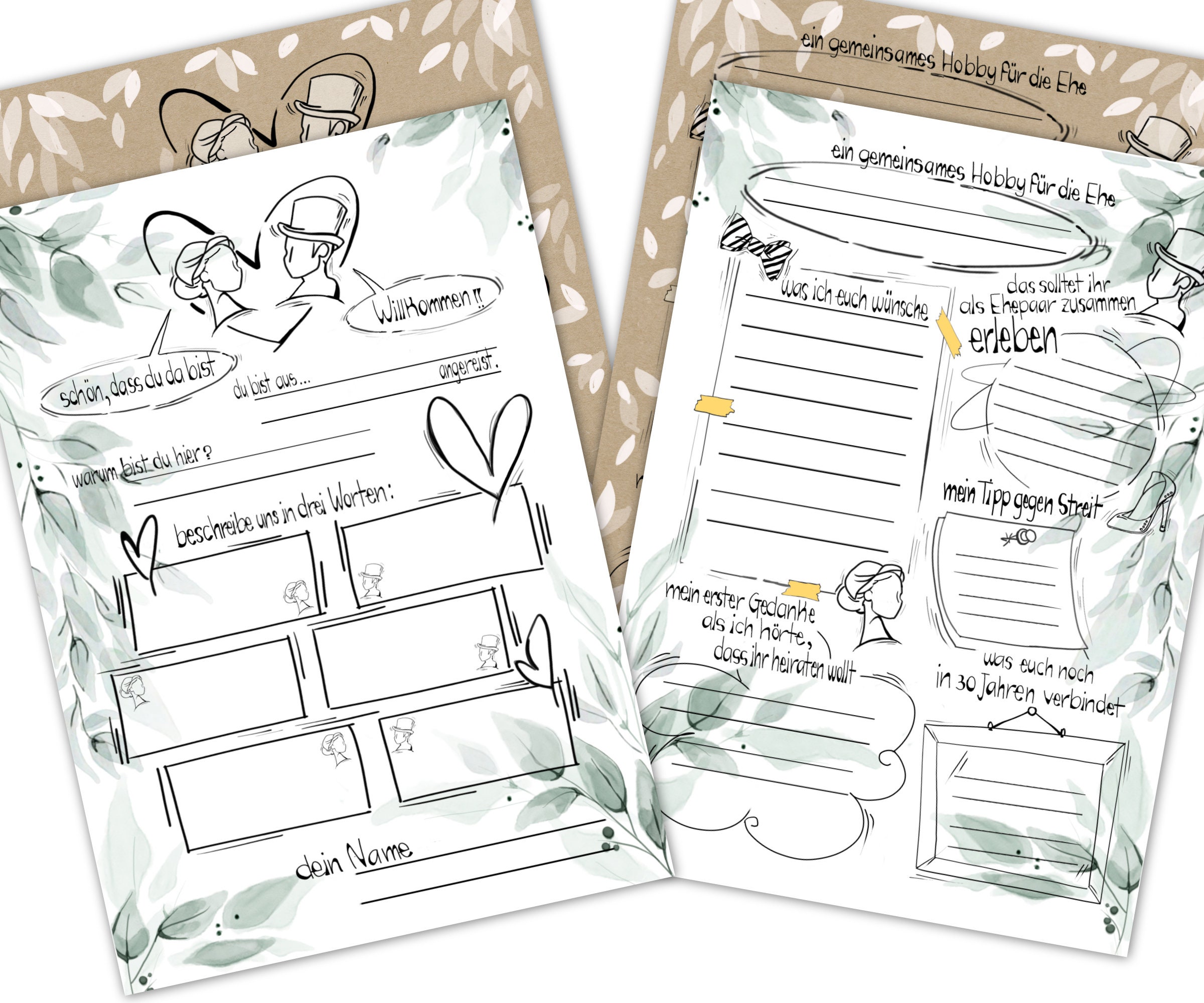 księga gości z ankietą