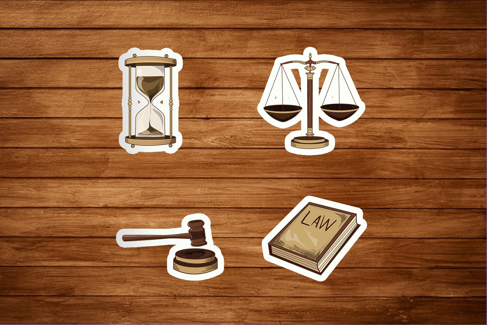 The Law Sticker Pack Justice Sticker Pack Judge Sticker Etsy