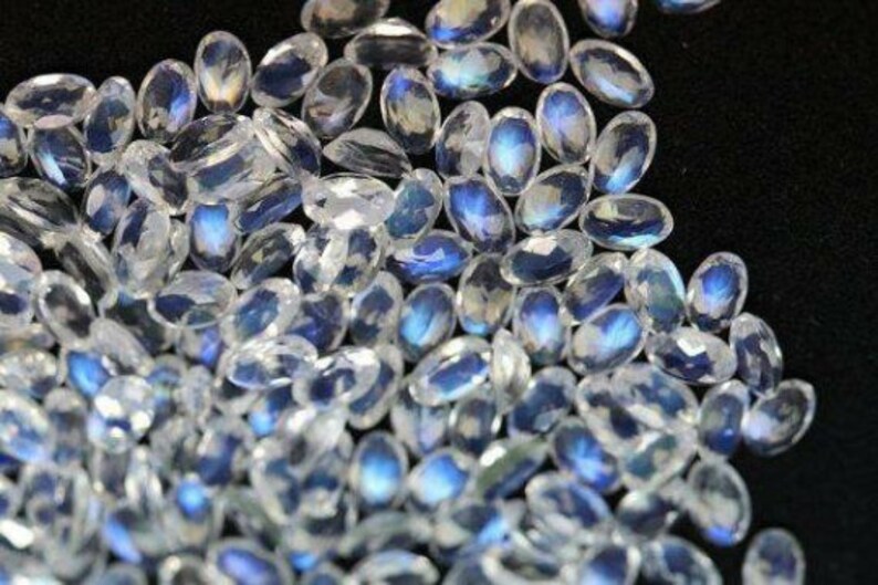 Great Lot of Natural Rainbow Moonstone 7x9 mm Octagon Faceted Cut Loose Gemstone Great Lot of Natural Rainbow Moonstone 7x9 mm Octagon Faceted Cut Loose Gemstone
