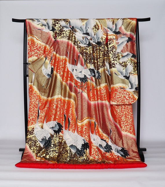 Uchikake Kimono, Wedding Kimono, Japanese Kimono R