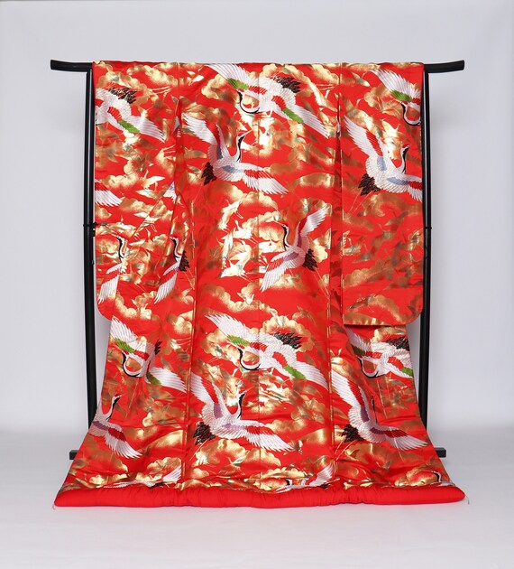 Uchikake Kimono, Wedding Kimono, Japanese Kimono R