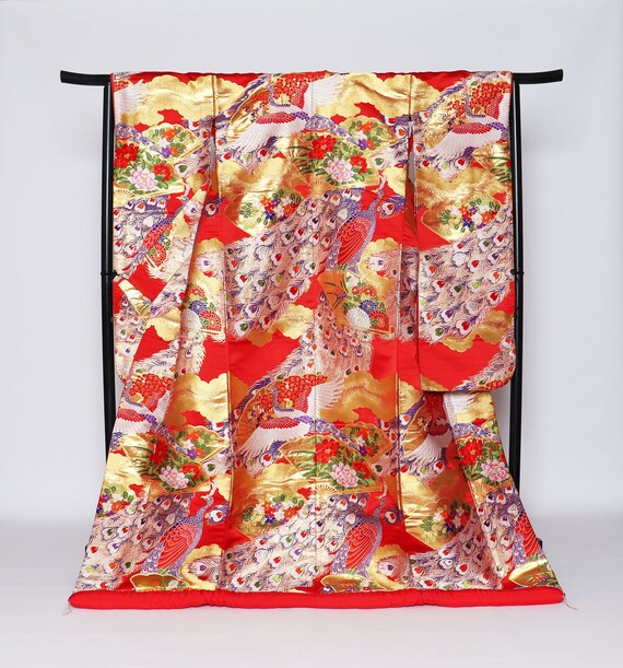 Uchikake Kimono, Wedding Kimono, Japanese Kimono R