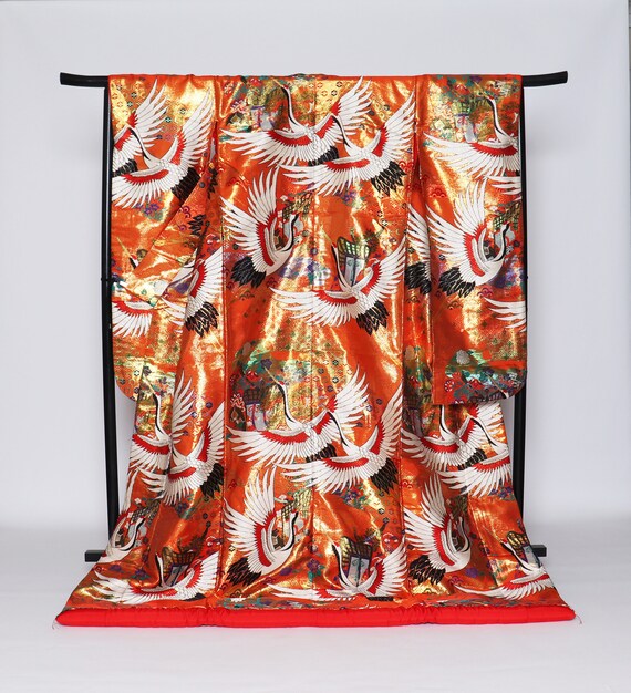 Uchikake Kimono, Wedding Kimono, Japanese Kimono R