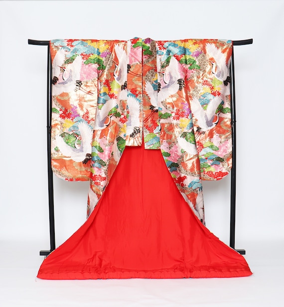 Yuzen Uchikake Kimono, Wedding Kimono, Japanese K… - image 2