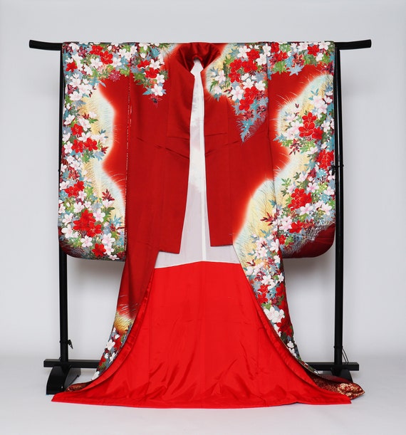 Honfurisode Kimono, Furisode, Wedding Kimono, Jap… - image 2