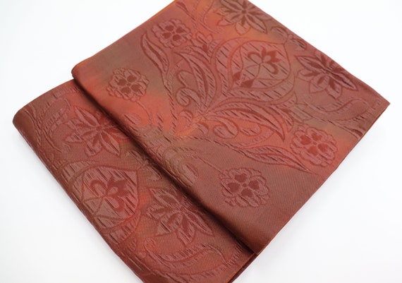 Pure Silk Japanese Kimono Obi belt / Fukuroobi / K