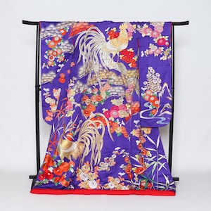 Uchikake Kimono, Wedding Kimono, Japanese Kimono Robe, Japanese Uchikake Kimono, Japanese Wedding, Kimono Dress, Antique, silk kimono