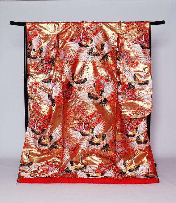 Uchikake Kimono, Wedding Kimono, Japanese Kimono R