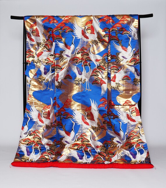 Uchikake Kimono, Wedding Kimono, Japanese Kimono R