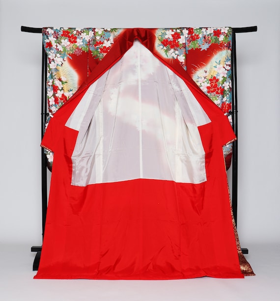 Honfurisode Kimono, Furisode, Wedding Kimono, Jap… - image 3