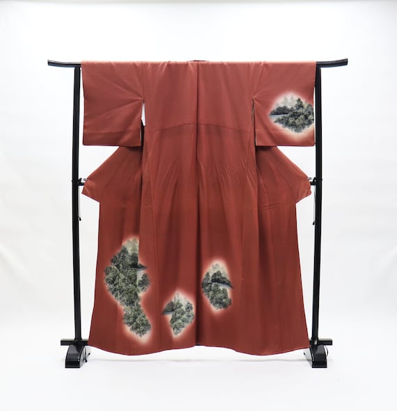 pure silk kimono / vintage Japanese kimono / casu… - image 3