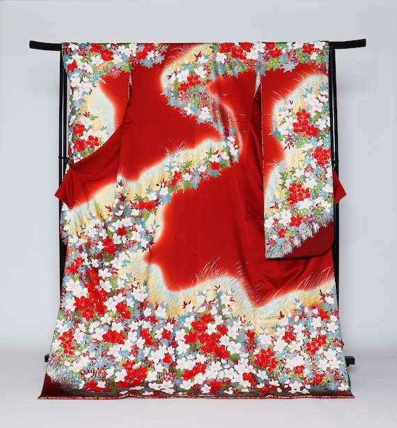 Honfurisode Kimono, Furisode, Wedding Kimono, Jap… - image 1