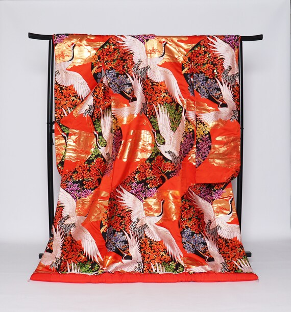 Uchikake Kimono, Wedding Kimono, Japanese Kimono R