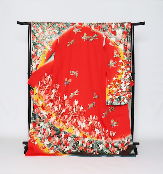 Honfurisode Kimono, Furisode, Wedding Kimono, Jap… - image 1