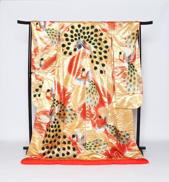 Yuzen Uchikake Kimono, Wedding Kimono, Japanese Ki