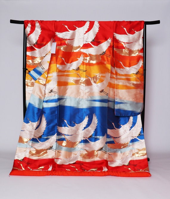 Uchikake Kimono, Wedding Kimono, Japanese Kimono R
