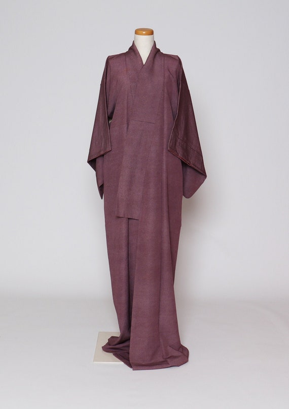 kimono robe / vintage Japanese kimono/ silk / kimo