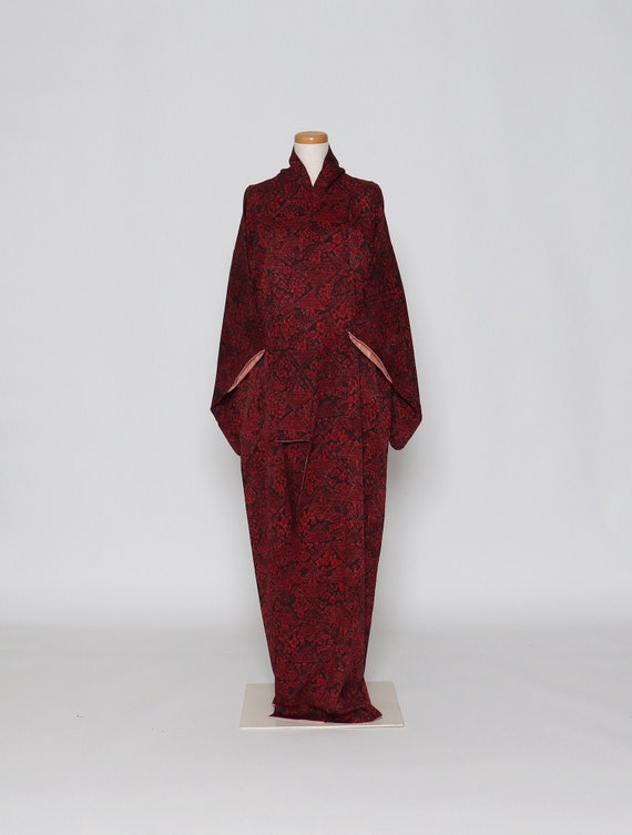 kimono robe / vintage Japanese kimono / casual kim