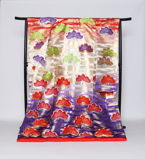 Uchikake Kimono, Wedding Kimono, Japanese Kimono R