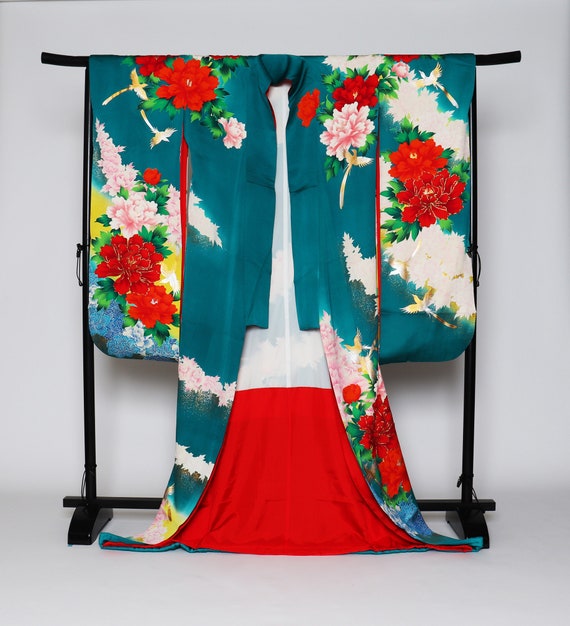 Honfurisode Kimono, Furisode, Wedding Kimono, Jap… - image 2