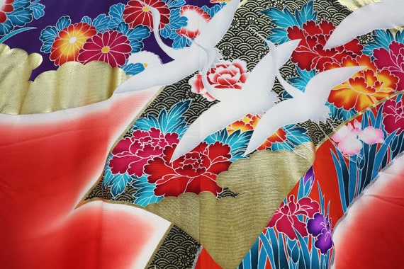 Honfurisode Kimono, Furisode, Wedding Kimono, Jap… - image 4