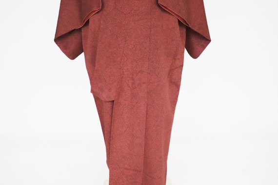Silk kimono robe / vintage Japanese kimono / casu… - image 5