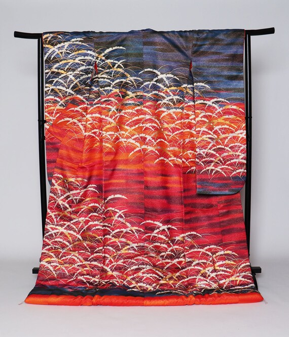 Uchikake Kimono, Wedding Kimono, Japanese Kimono R