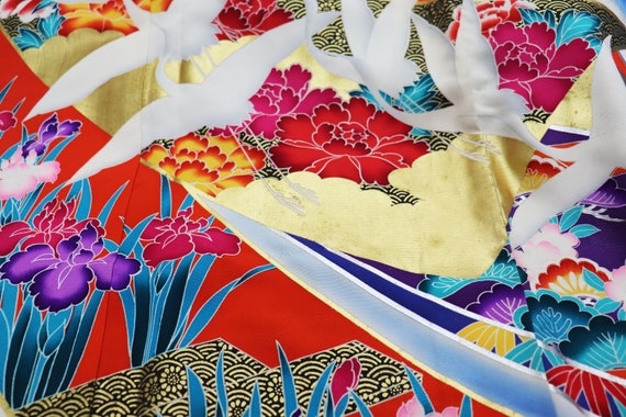 Honfurisode Kimono, Furisode, Wedding Kimono, Jap… - image 4