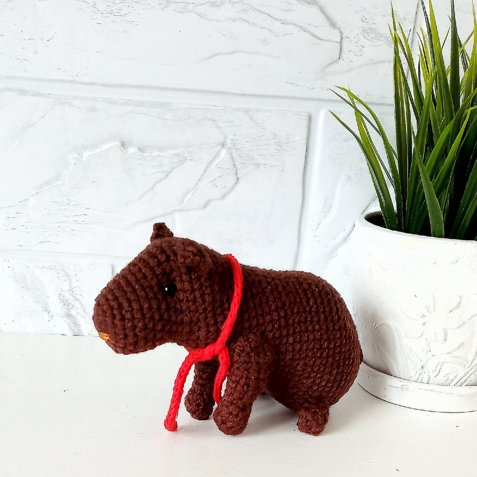 Capybara stuffed animal. Capybara toy. Unusual gifts for Etsy