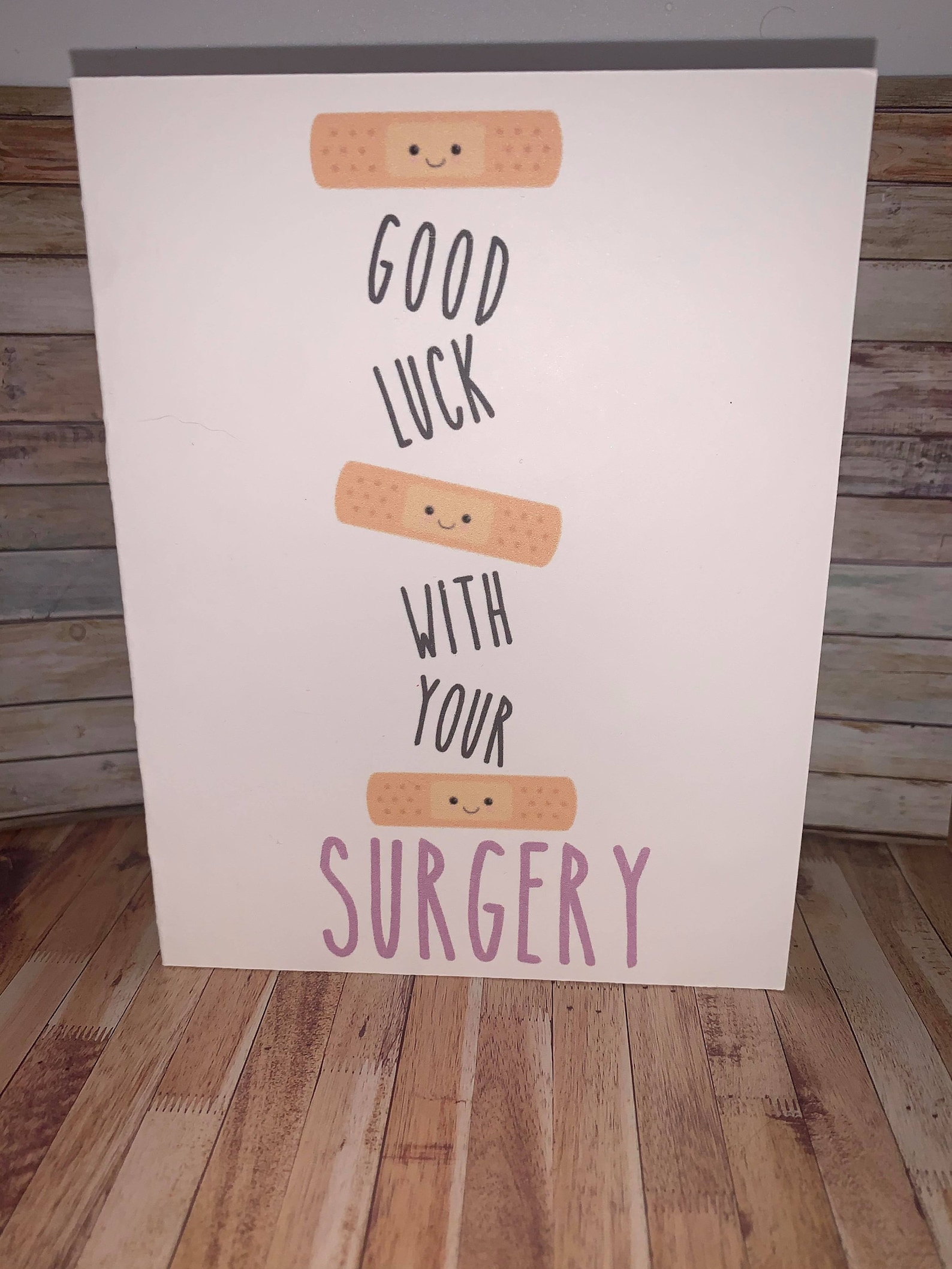 Good Luck On Your Surgery Card Etsy