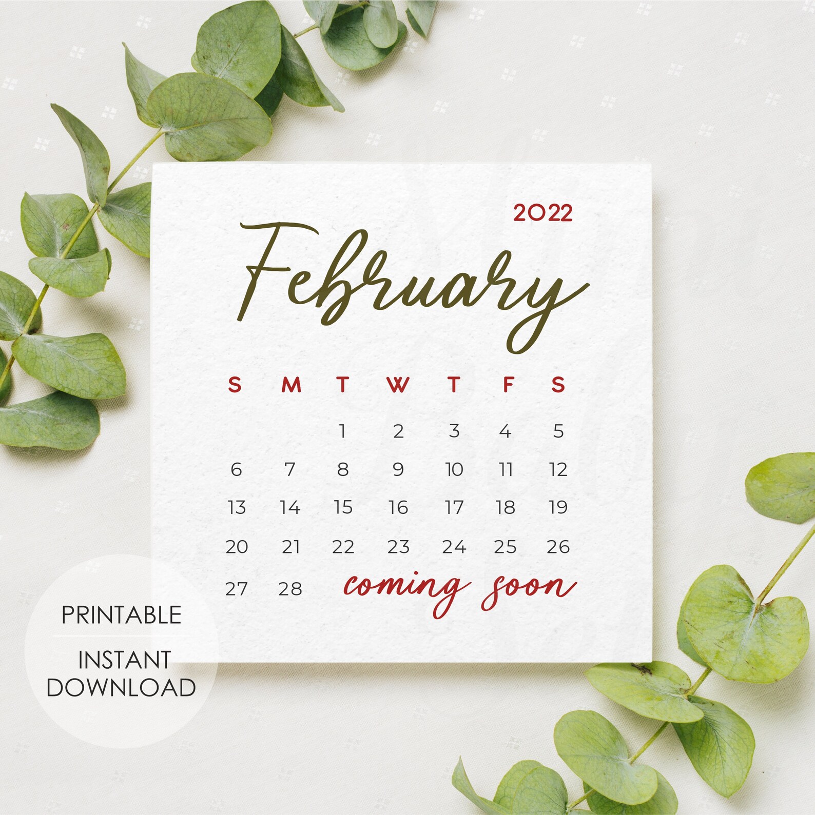 pregnancy-announcement-february-2022-baby-calendar-pregnancy-etsy
