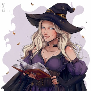 Character commission, d&d commission half-body, fantasy character commission, book character art