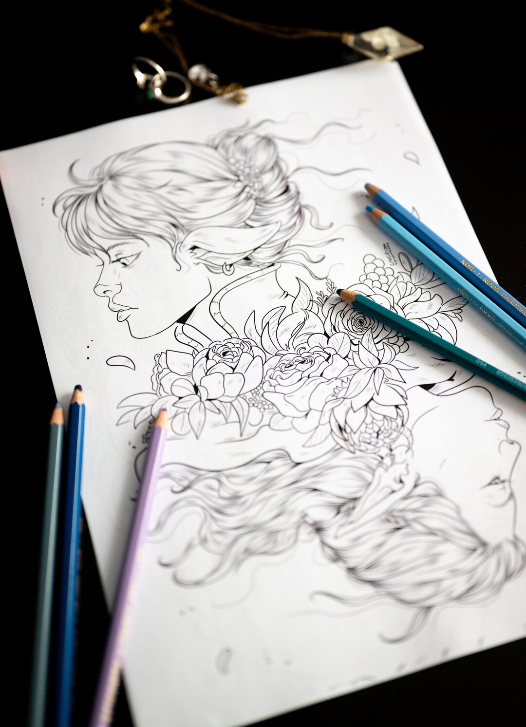 Printable Dnd Coloring Pages Digital Coloring Book Fantasy - Etsy