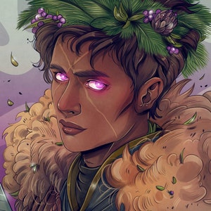 Dungeons & Dragons Inspired Character Commission - Fantasy Portrait Commission