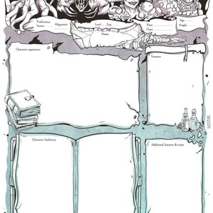 Dnd Monsters Character Sheet Printable Character Sheets - Etsy Australia