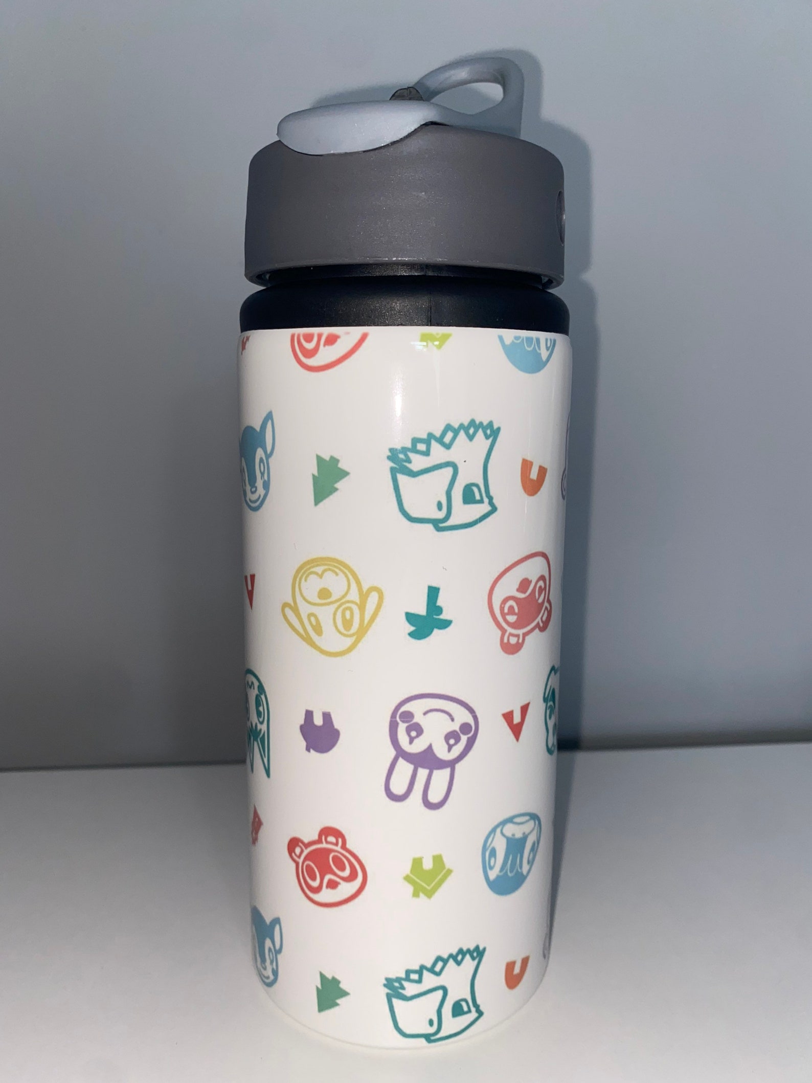 Animal Crossing inspired water bottle Etsy