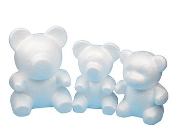 20cm x 5pcs Polystyrene Balls in 2 HOLLOW HALVES Craft Wedding Party Decoration