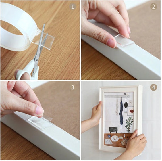 Transparent Magic Nano Tape Washable Reusable Double-Sided Tape Adhesive Nano-No