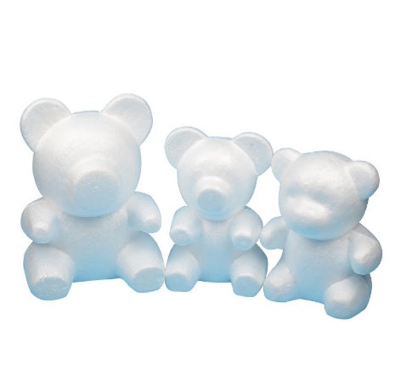 styrofoam rose bear