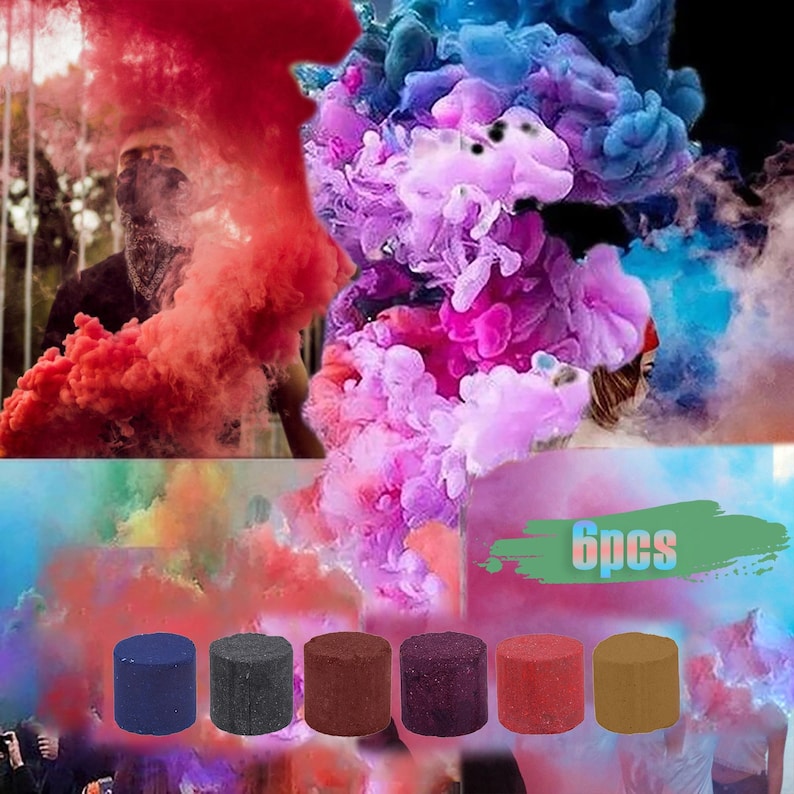 Colored Smoke Bombs Smoke Granade for Photography Props Smoke Etsy