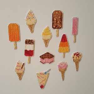 Eiscreme und Eislly Kühlschrankkühler Magnete